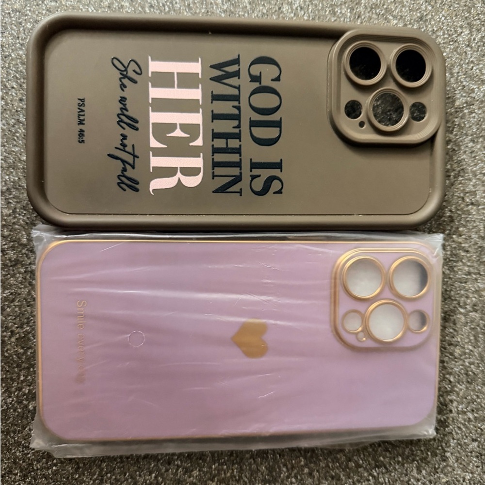 Brown and Purple Phone Case